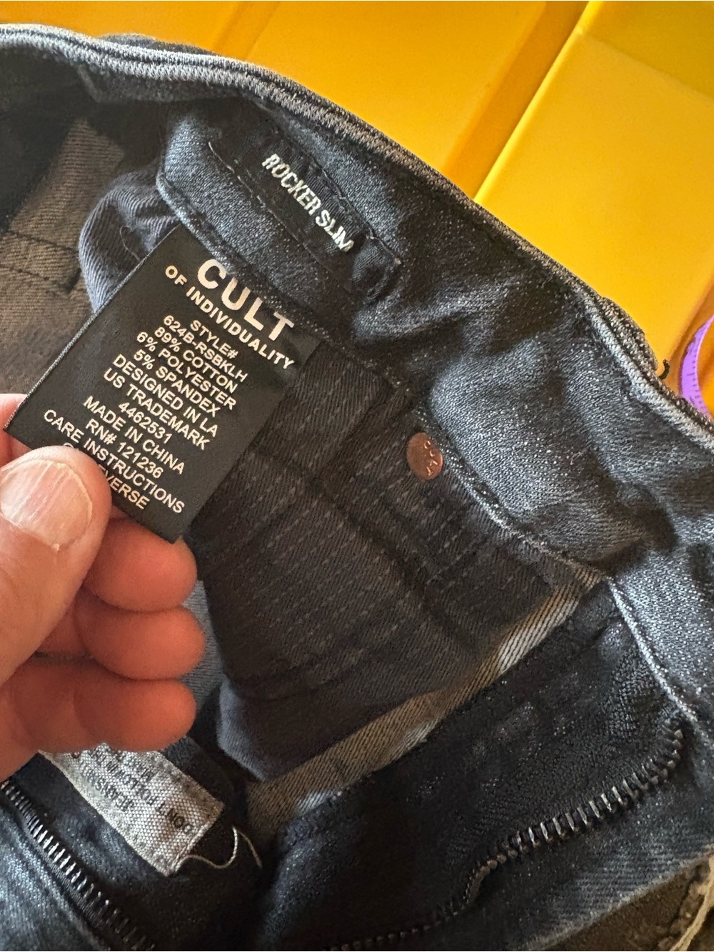 Cult of Individuality Heritage Denim New York Black Distressed Skinny Jeans - Picture 9 of 13